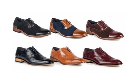 Signature Men's Massimo Lace-Up Dress Shoes