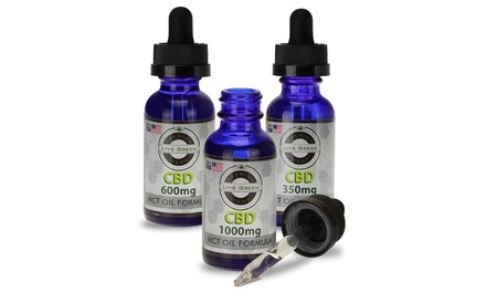 CBD with MCT Oil Tincture from Live Green Hemp (350mg, 600mg, or 1000mg)