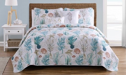 Coastal Reversible Quilt Sets (4- or 5-Piece)