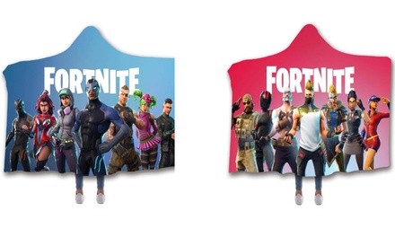 Fortnite 3D Warm Blanket With Hoodie 