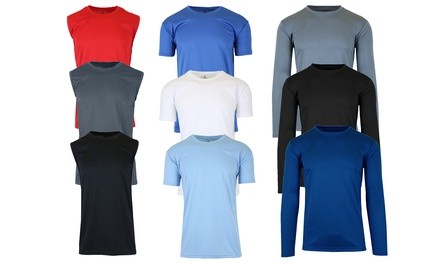 Men's Moisture-Wicking Wrinkle-Free Performance Tops (S-2XL)