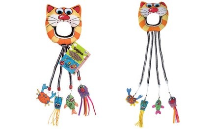 Fat Cat Catfisher Doorknob Hanger