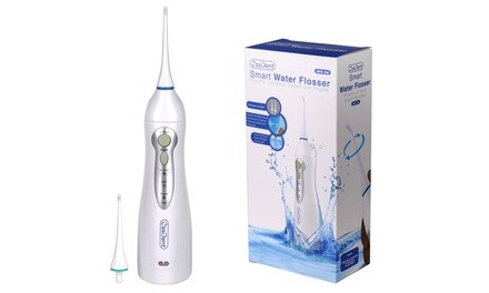 Ossident Rechargeable Smart Water Flosser with Multiple Tips