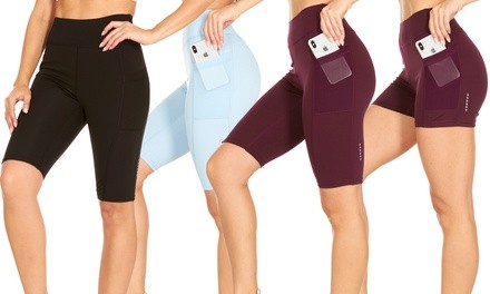 Traqs by RAG Women's Active Phone Pocket Shorts in Short and Biker Length. Plus Size Available.