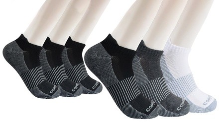 Copper Fit Men's Sport Ankle Socks (6-Pack)