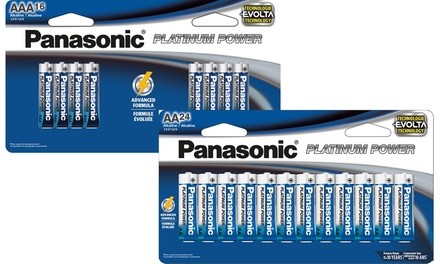 Panasonic Platinum Power 40 Pack Batteries (24AA & 16AAA)