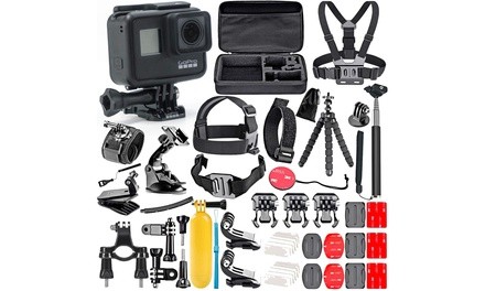 GoPro Hero 7 Black with Action Accessory Kit (50-Piece)