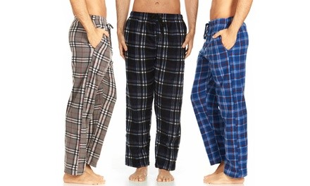 Men's Microfleece Lounge Pants (3-Pack)