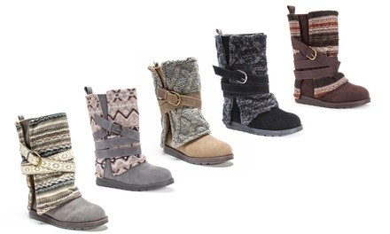 Muk Luks Women's Nikki 3-in-1 Water Resistant Boots