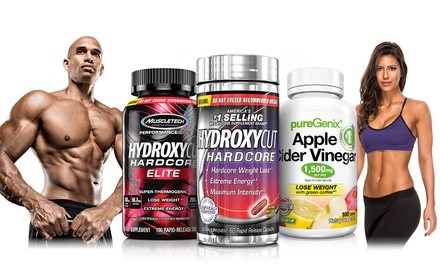 Hydroxycut and PureGenix Weight Loss Supplement Set