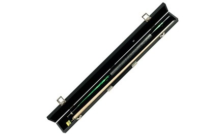 Hardwood Pool Cue with Case