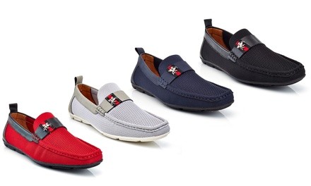 Solo Men's Comfort Fabric Walking Loafers