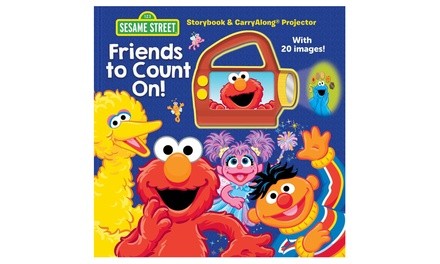 Sesame Street: Friends to Count On!: Storybook & CarryAlong Projector