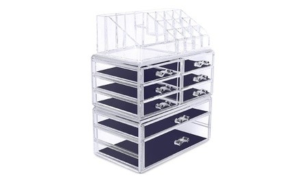 Acrylic Makeup Cosmetic Organizer Cosmetics Organizers Storage Drawers 