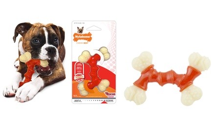 Nylabone Power Chew Double Bone Bacon Chew Toy