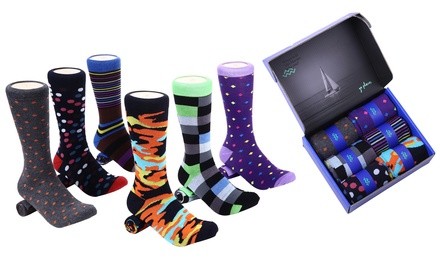 Mio Marino Men's Colorful Dress Socks (6 Pairs)