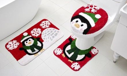 Holiday Bath Rug Set (3-Piece)