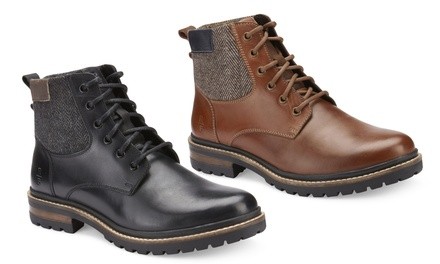 Reserved Men's Lennox Leather Mid-top Boot