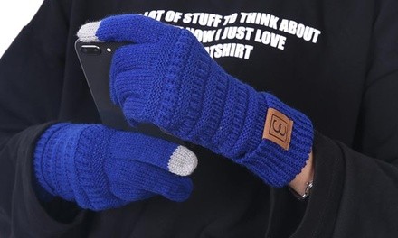 CC CHIC Women's Knit Touchscreen Gloves