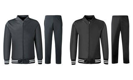 Men's Athleisure Wear Zip-Up Tracksuit Set (S–3XL, Tall Sizes Available)