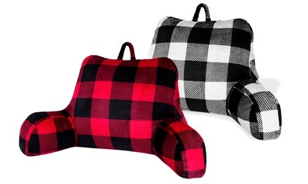 Buffalo Plaid Backrest Cushion