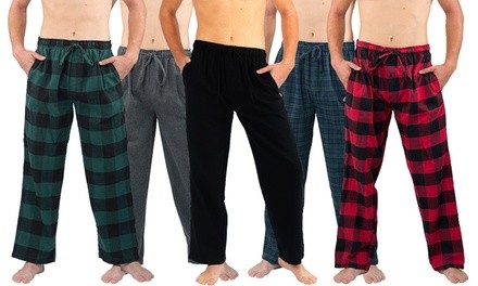 Norty Men's Flannel Pajama Pants