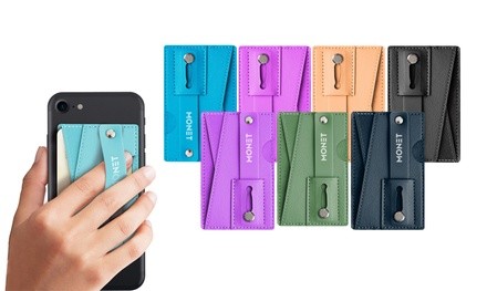 Monet Phone Grip with Wallet and Kickstand