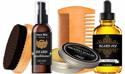 Beard Kit for Men Beard Growth Grooming & Trimming - With Conditioner Oil Set