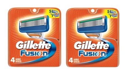 Gillette Fusion Men's Razor Blade Refills (4, 8, 12, 16 or 20-Pack)