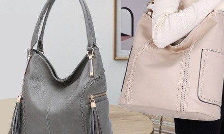 MKF Collection Love a Fancy Hobo Shoulder Bag by Mia K. Farrow