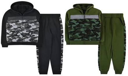 Texperts Boys' Marled Camouflage Sweatsuit Set (2-Piece)