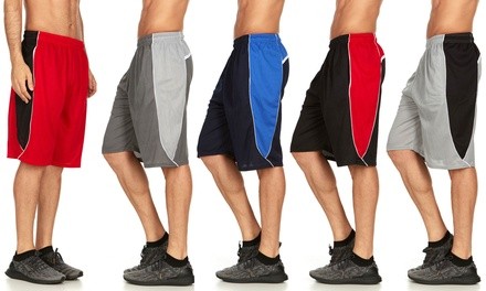 Men's Mesh Active Performance Shorts (5-Pack, S-2XL)