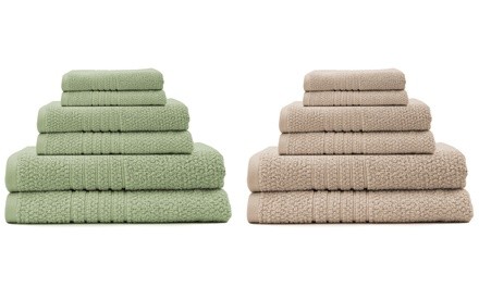 Softee 100% Cotton Bath Towel Set (6-Piece)