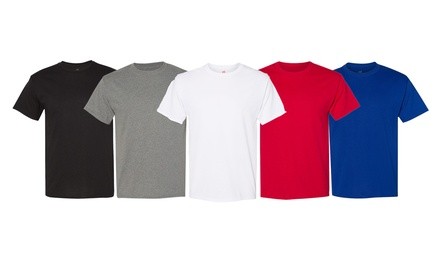 Hanes Men's Ecosmart Short Sleeve Lightweight T-Shirt (3-Pack; S-XL)