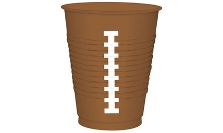 Football 16-Oz. Plastic Cup (2-Pack)