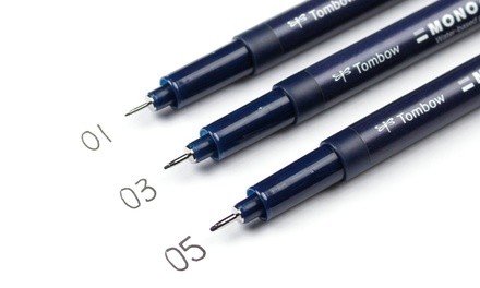 Tombow MONO Drawing Pen (3-Pack)