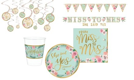 Mint To Be Bridal Shower Party Supplies