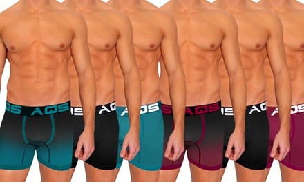 AQS Men's Ombre Boxer Briefs (6-Pack)