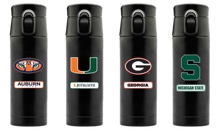 Duckhouse NCAA 16 Oz. Double-Wall Stainless Steel Thermos