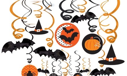 Modern Halloween Mega Value Pack Swirl Decorations (2-Pack)