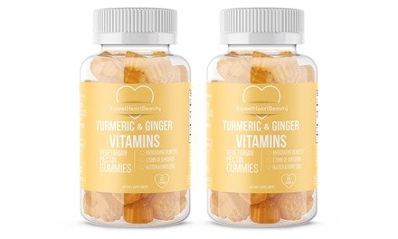 Premium Turmeric and Ginger Gummies Dietary Supplement (1- or 2-Pack)