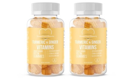 Premium Turmeric and Ginger Gummies Dietary Supplement (1- or 2-Pack)