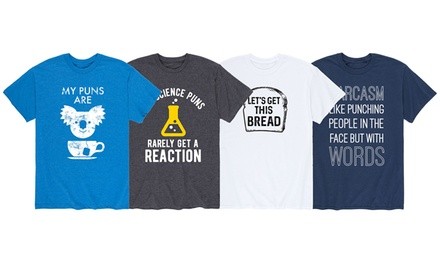 Men's Punny and Sarcastic T-Shirts (S-3XL)