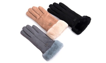 AK Collection Women's Sherpa-Lined Gloves