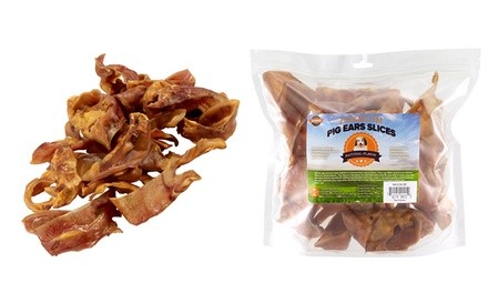 Natural Pig Ear Strips (16 Oz.) 