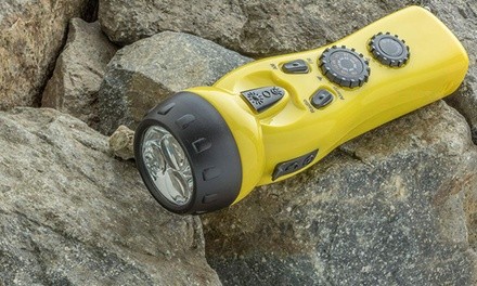 4-IN-1 Dynamo Emergency Radio Flashlight