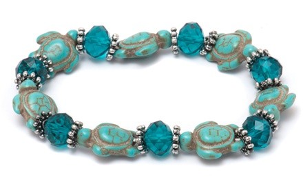 Genuine Turquoise Hawaiian Sea Turtle Bracelet by DreamGem