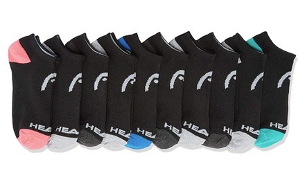 Head Women's Athletic No-Show Ankle Socks (20 Pairs)