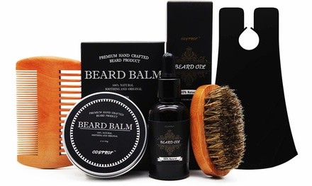 Beard Oil for Men - Grooming & Trimming Beard, Mustache. Beard Whole Kit.