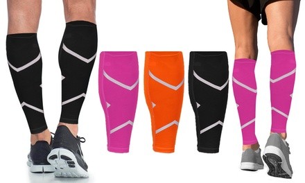 Unisex Copper Infused Calf Compression Sleeve (1-Pair)